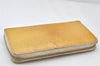 Authentic Louis Vuitton Vernis Zippy Wallet Long Purse Yellow M90142 LV 4809K