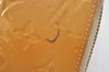 Authentic Louis Vuitton Vernis Zippy Wallet Long Purse Yellow M90142 LV 4809K