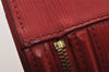 Authentic Louis Vuitton Epi Cannes Red Cosmetic Hand Bag Purse M48037 Junk 4810I