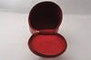 Authentic Louis Vuitton Epi Cannes Red Cosmetic Hand Bag Purse M48037 Junk 4810I