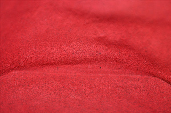 Authentic Louis Vuitton Epi Cannes Red Cosmetic Hand Bag Purse M48037 Junk 4810I