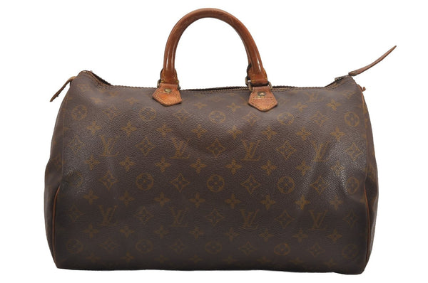 Authentic Louis Vuitton Monogram Speedy 35 Hand Boston Bag Old Model LV 4810J