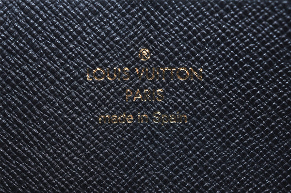 Authentic Louis Vuitton Monogram Idylle Zippy Wallet Blue M63010 LV 4811K