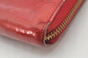 Authentic Louis Vuitton Vernis Zippy Wallet Long Purse Red M91981 LV 4813K