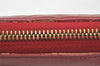 Authentic Louis Vuitton Vernis Zippy Wallet Long Purse Red M91981 LV 4813K