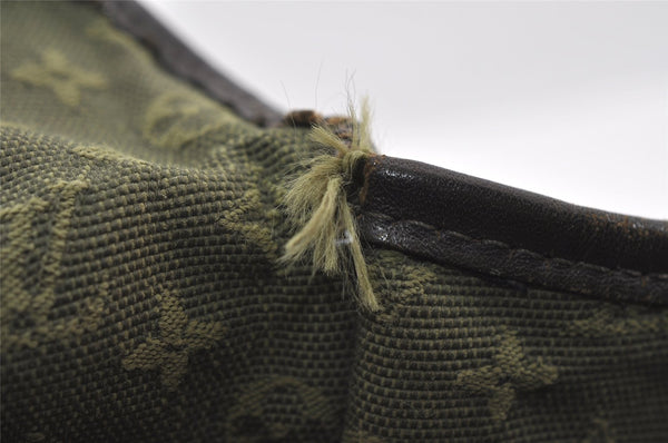 Authentic Louis Vuitton Monogram Mini Besace Mary Kate Shoulder Bag Green 4814I