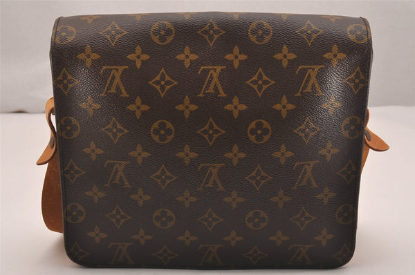 Authentic Louis Vuitton Monogram Cartouchiere GM M51252 Shoulder Cross Bag 4814J