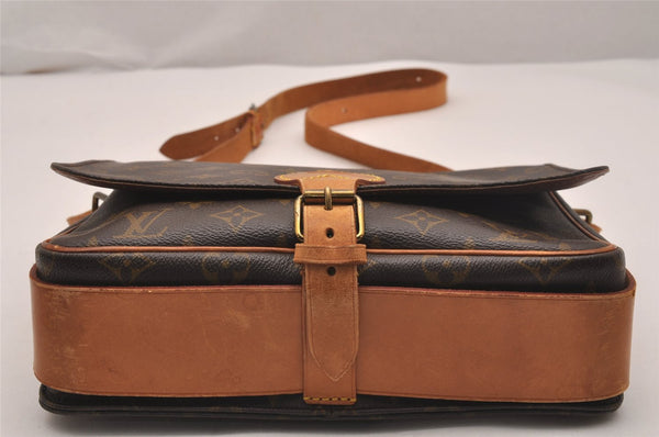 Authentic Louis Vuitton Monogram Cartouchiere GM M51252 Shoulder Cross Bag 4814J