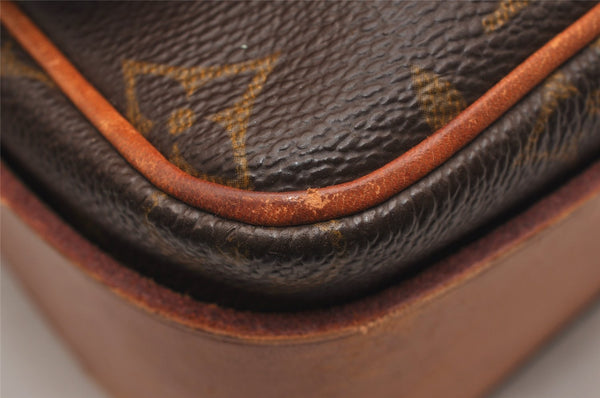 Authentic Louis Vuitton Monogram Cartouchiere GM M51252 Shoulder Cross Bag 4814J