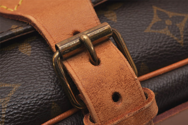 Authentic Louis Vuitton Monogram Cartouchiere GM M51252 Shoulder Cross Bag 4814J