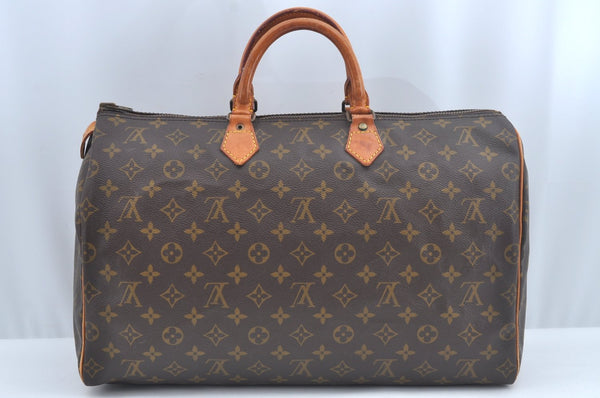 Authentic Louis Vuitton Monogram Speedy 40 Hand Boston Bag Old Model LV 4815I