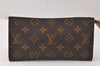 Authentic Louis Vuitton Monogram Pouch For Bucket GM LV Junk 4815K