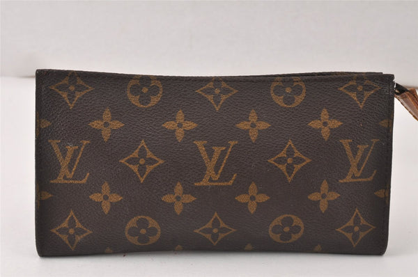 Authentic Louis Vuitton Monogram Pouch For Bucket GM LV Junk 4815K