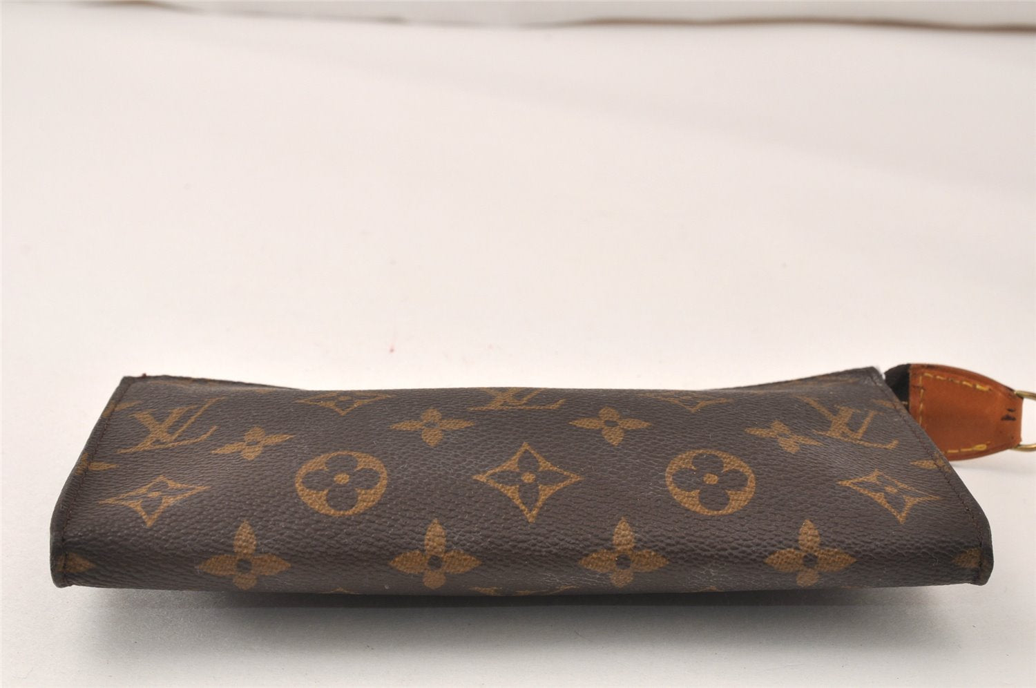 Authentic Louis Vuitton Monogram Pouch For Bucket GM LV Junk 4815K