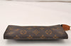 Authentic Louis Vuitton Monogram Pouch For Bucket GM LV Junk 4815K