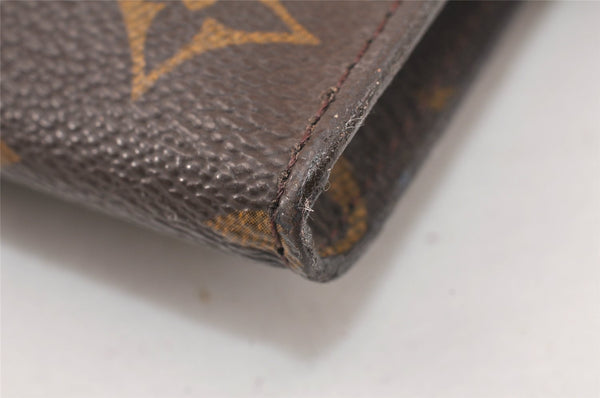 Authentic Louis Vuitton Monogram Pouch For Bucket GM LV Junk 4815K