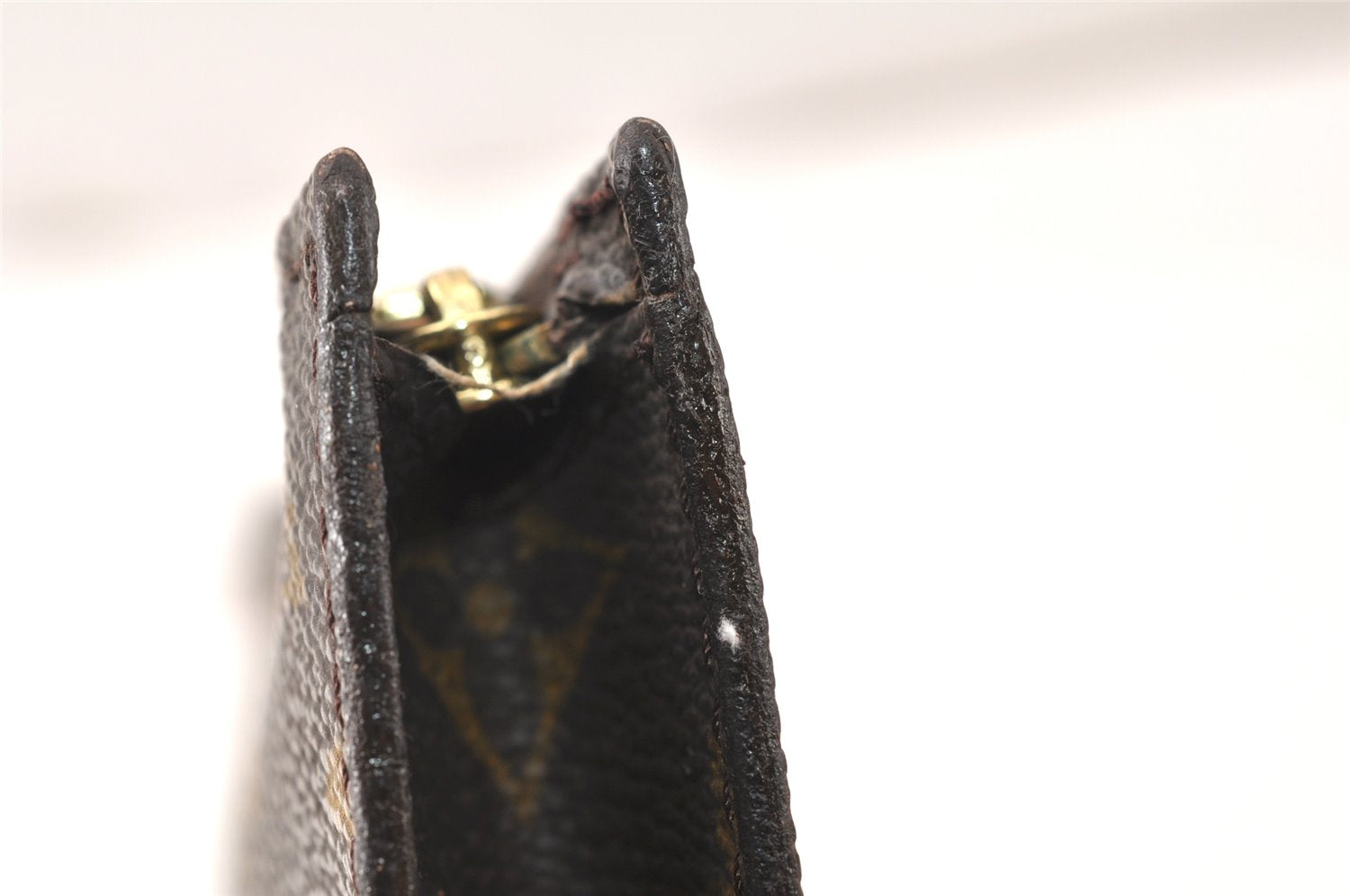 Authentic Louis Vuitton Monogram Pouch For Bucket GM LV Junk 4815K