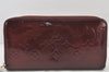 Authentic Louis Vuitton Vernis Zippy Wallet Long Purse Brown M93522 LV 4816K