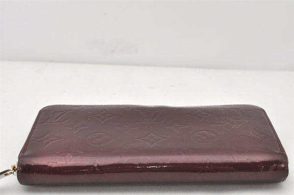 Authentic Louis Vuitton Vernis Zippy Wallet Long Purse Brown M93522 LV 4816K