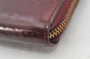 Authentic Louis Vuitton Vernis Zippy Wallet Long Purse Brown M93522 LV 4816K