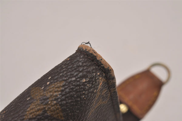 Authentic Louis Vuitton Monogram Pouch For Bucket PM LV Junk 4817I