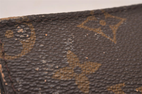 Authentic Louis Vuitton Monogram Pouch For Bucket PM LV Junk 4817I