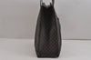 Authentic CELINE Macadam Blason Shoulder Tote Bag PVC Leather Black 4818J