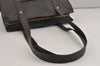 Authentic CELINE Macadam Blason Shoulder Tote Bag PVC Leather Black 4818J