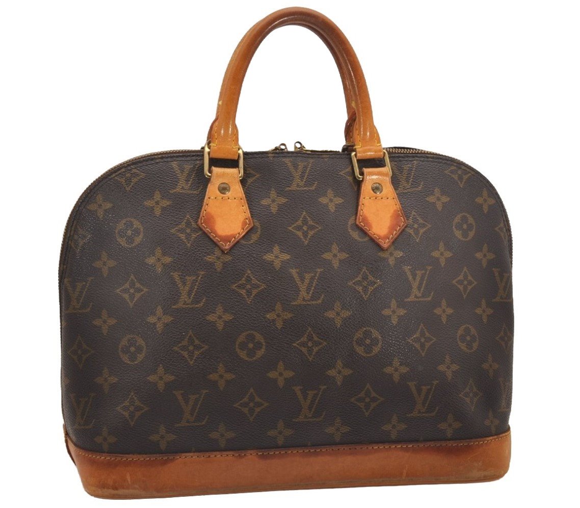 Authentic Louis Vuitton Monogram Alma Hand Bag Purse M51130 LV 4819J