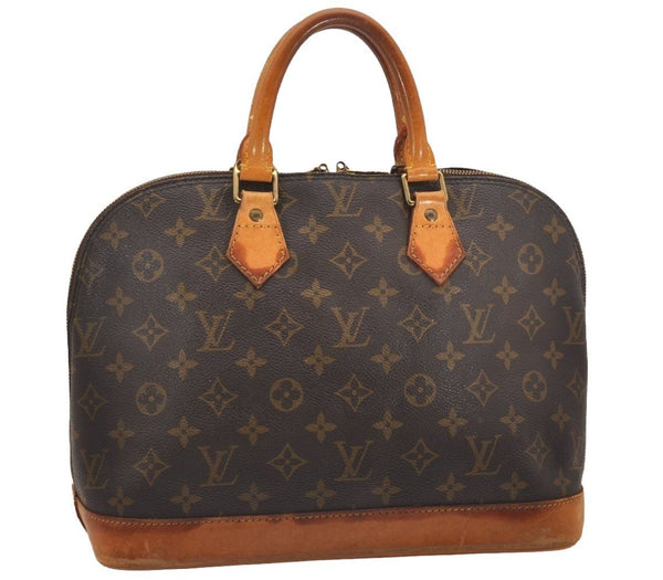 Authentic Louis Vuitton Monogram Alma Hand Bag Purse M51130 LV 4819J