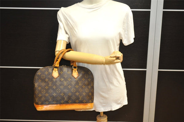 Authentic Louis Vuitton Monogram Alma Hand Bag Purse M51130 LV 4819J