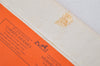 Authentic HERMES Carre 90 Scarf "L'Hiver en Poste" Silk Beige Paper Bag 4821J