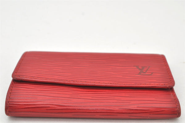 Authentic Louis Vuitton Epi Multicles 6 Key Case Red M63817 LV 4821K