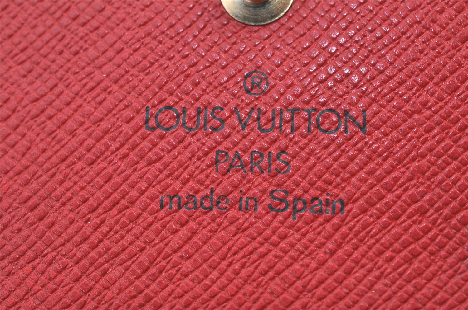 Authentic Louis Vuitton Epi Multicles 6 Key Case Red M63817 LV 4821K