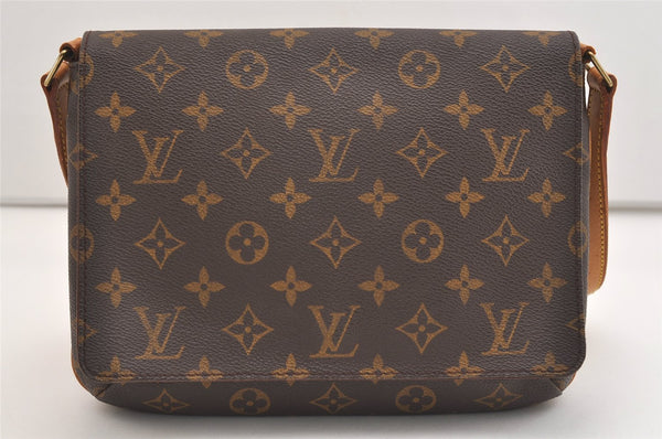 Authentic Louis Vuitton Monogram Musette Tango Shoulder Bag M51257 LV 4822J