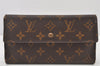 Authentic Louis Vuitton Monogram Long Bifold Wallet Purse LV 10Set 4822K