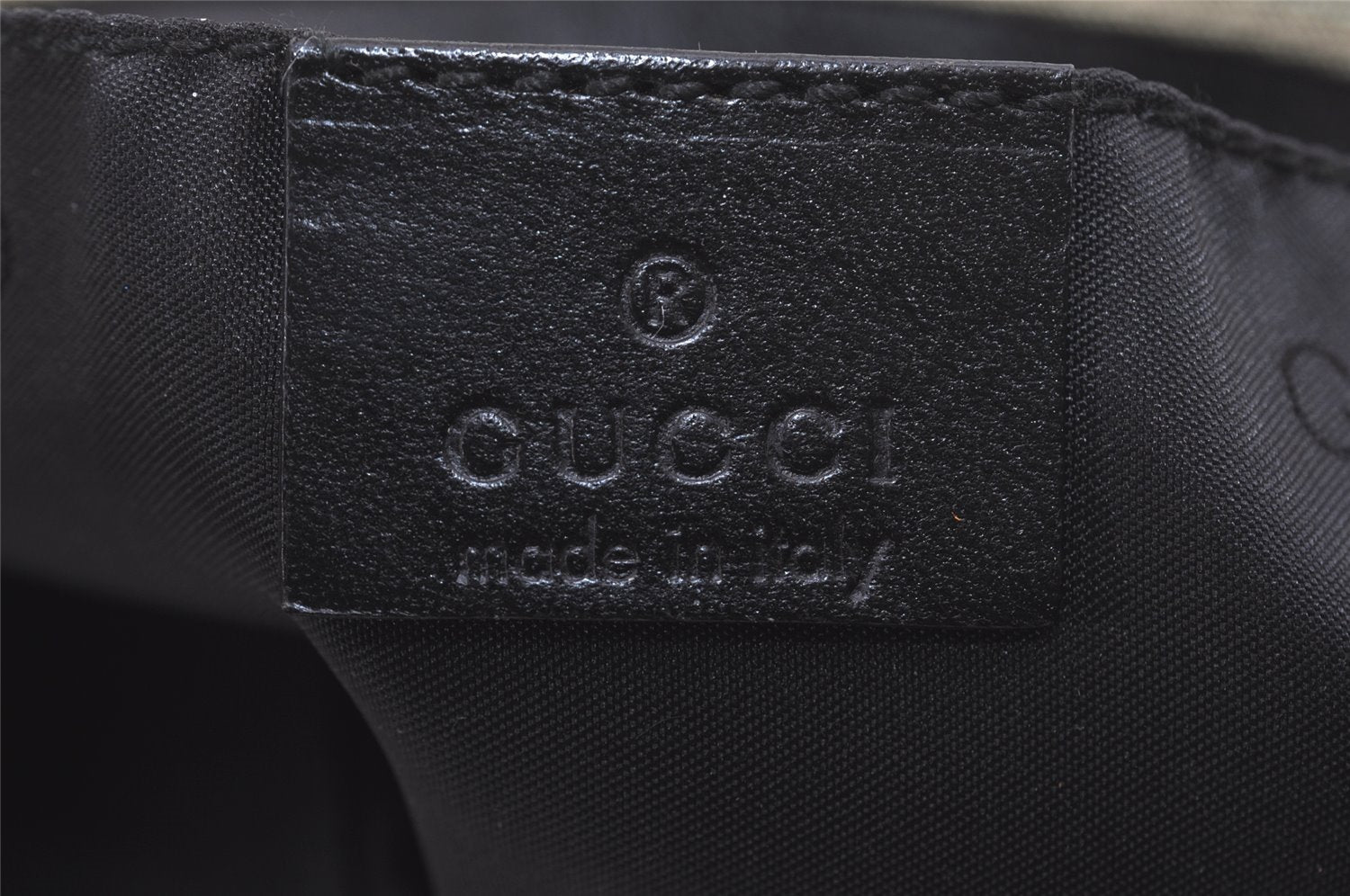 Authentic GUCCI Shoulder Hand Bag Purse Nylon Leather 0000602 White  4823I