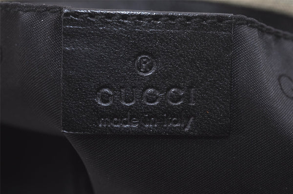 Authentic GUCCI Shoulder Hand Bag Purse Nylon Leather 0000602 White  4823I