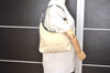Authentic GUCCI Shoulder Hand Bag Purse Nylon Leather 0000602 White  4823I
