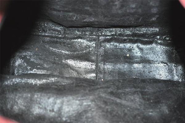 Authentic GUCCI Bamboo 2Way Shoulder Hand Bag Suede Leather Bordeaux Junk 4824I