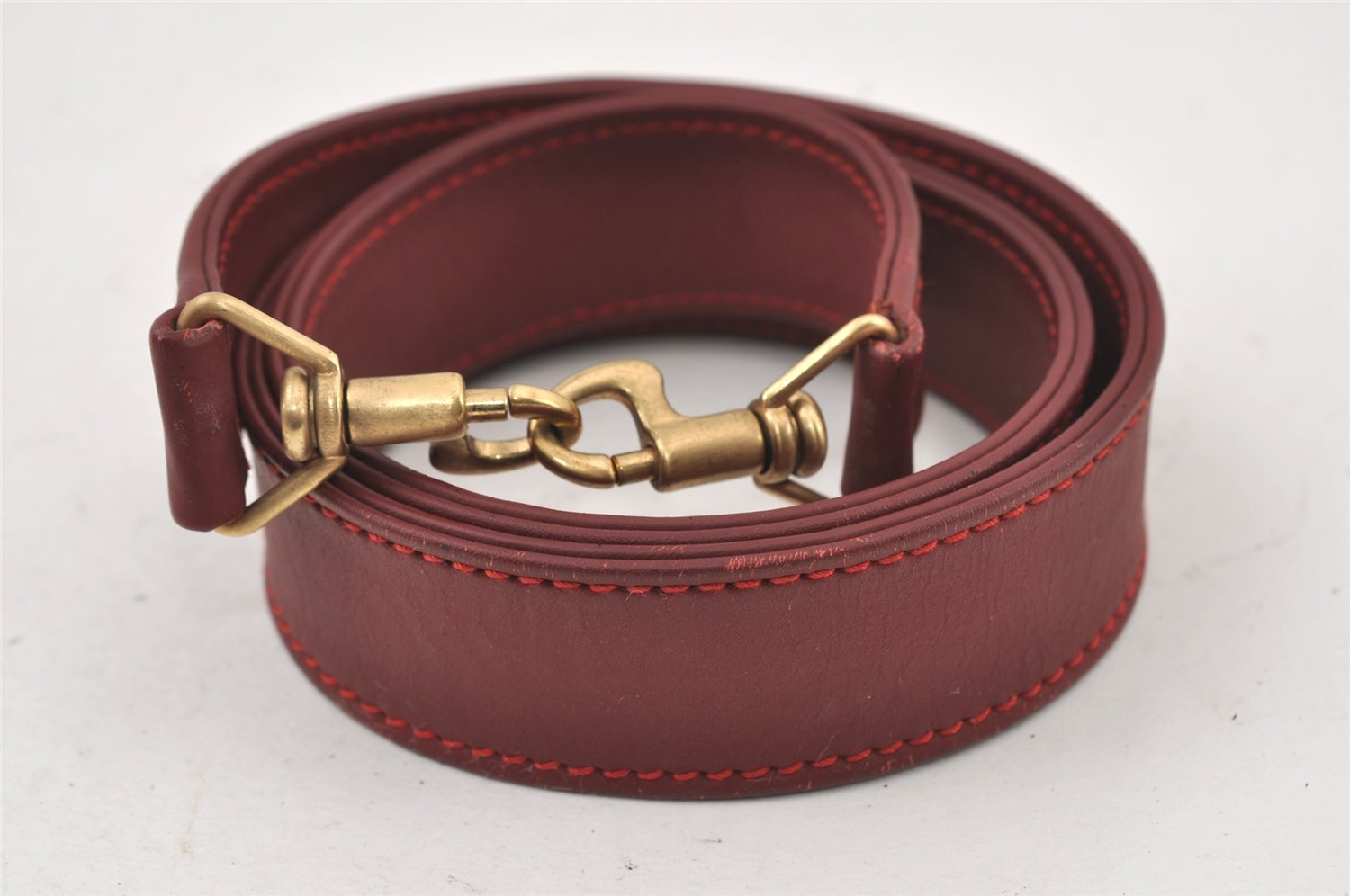 Authentic GUCCI Bamboo 2Way Shoulder Hand Bag Suede Leather Bordeaux Junk 4824I