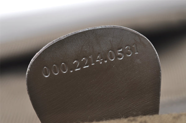 Authentic GUCCI Bamboo Shoulder Hand Bag Purse Nylon Leather Khaki Green 4825I