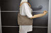 Authentic GUCCI Bamboo Shoulder Hand Bag Purse Nylon Leather Khaki Green 4825I
