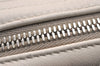 Authentic PRADA Leather Nappa Chain Shoulder Cross Body Bag Purse White 4825J