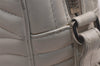 Authentic PRADA Leather Nappa Chain Shoulder Cross Body Bag Purse White 4825J
