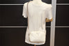 Authentic PRADA Leather Nappa Chain Shoulder Cross Body Bag Purse White 4825J