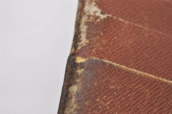 Authentic Louis Vuitton Monogram Agenda MM Notebook Cover R20004 LV Junk 4826I