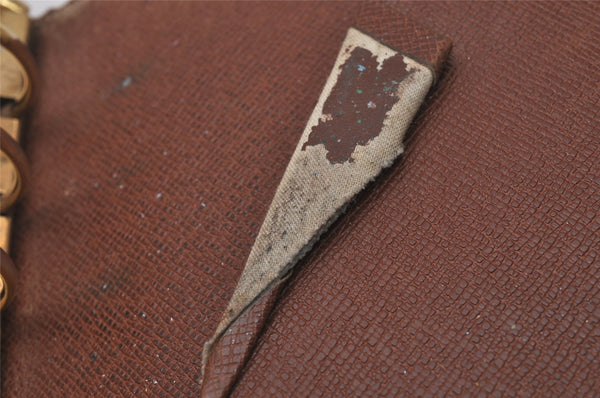 Authentic Louis Vuitton Monogram Agenda MM Notebook Cover R20004 LV Junk 4826I