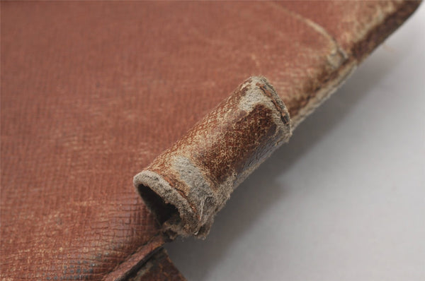 Authentic Louis Vuitton Monogram Agenda MM Notebook Cover R20004 LV Junk 4826I