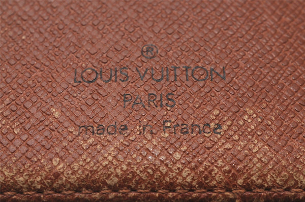 Authentic Louis Vuitton Monogram Agenda MM Notebook Cover R20004 LV Junk 4826I